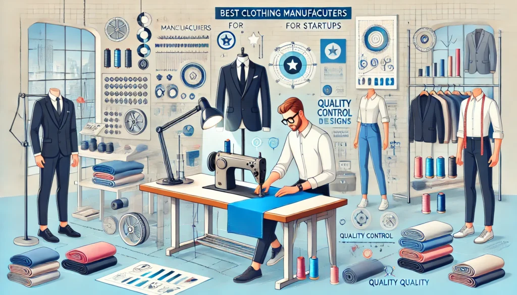 Best Clothing Manufacturers for Startups: Top 5 for 2024